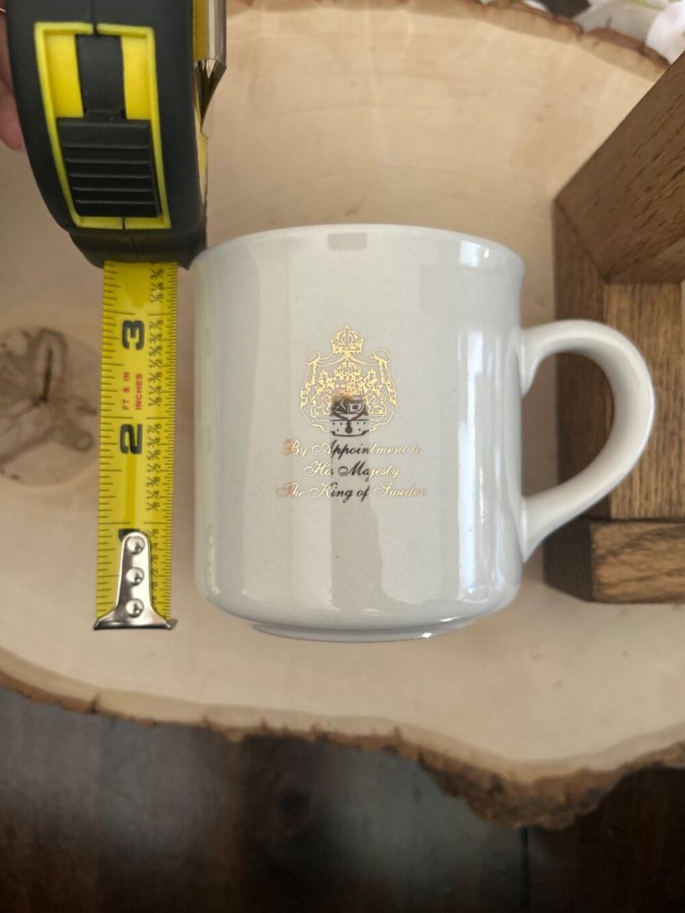 Gevalia Kaffe White Ceramic Mug By Appointment To The King Of Sweden - Picture 7 of 10